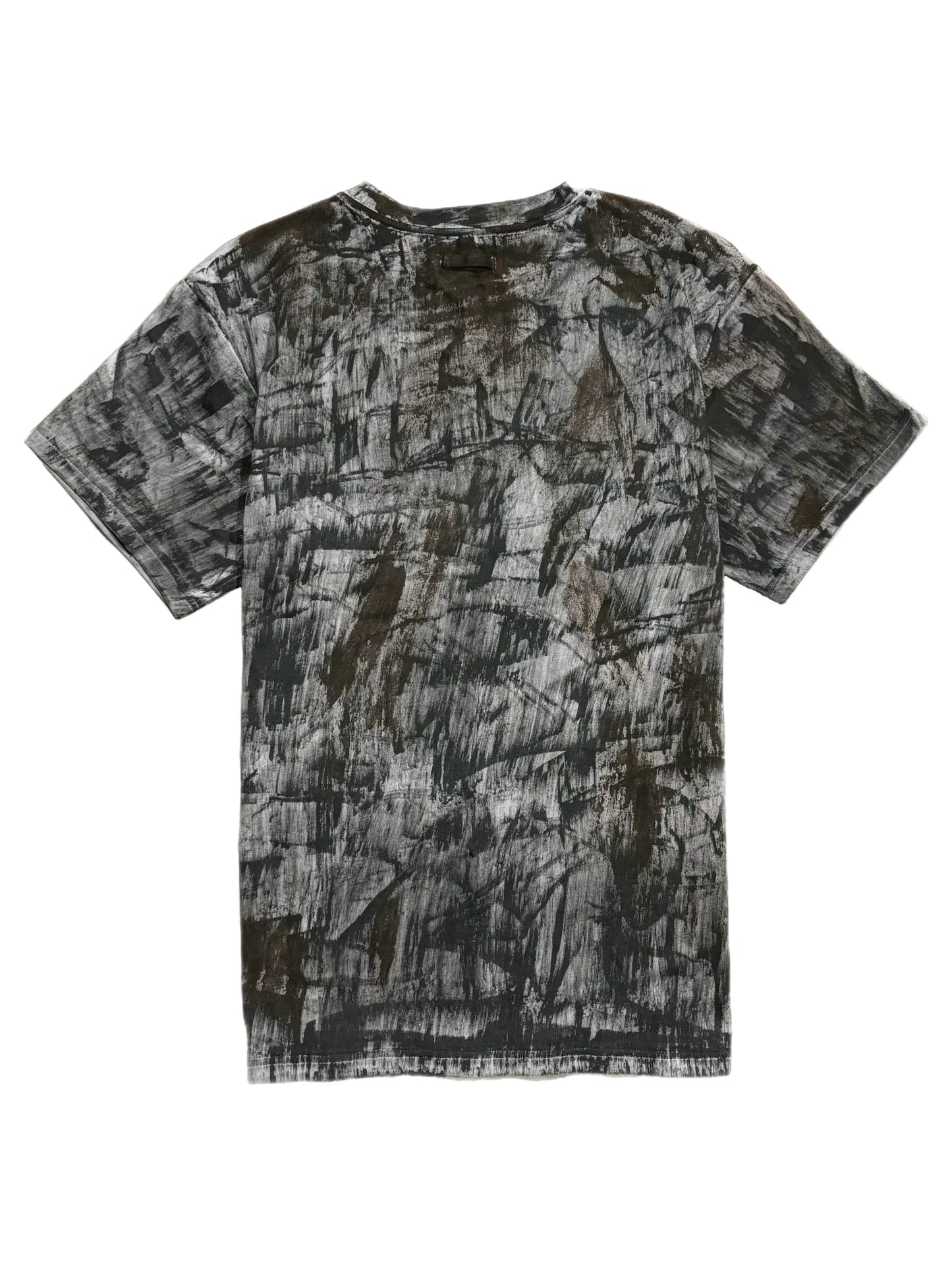 "N ART" Oversized Painted-Black(wBrown) Tee