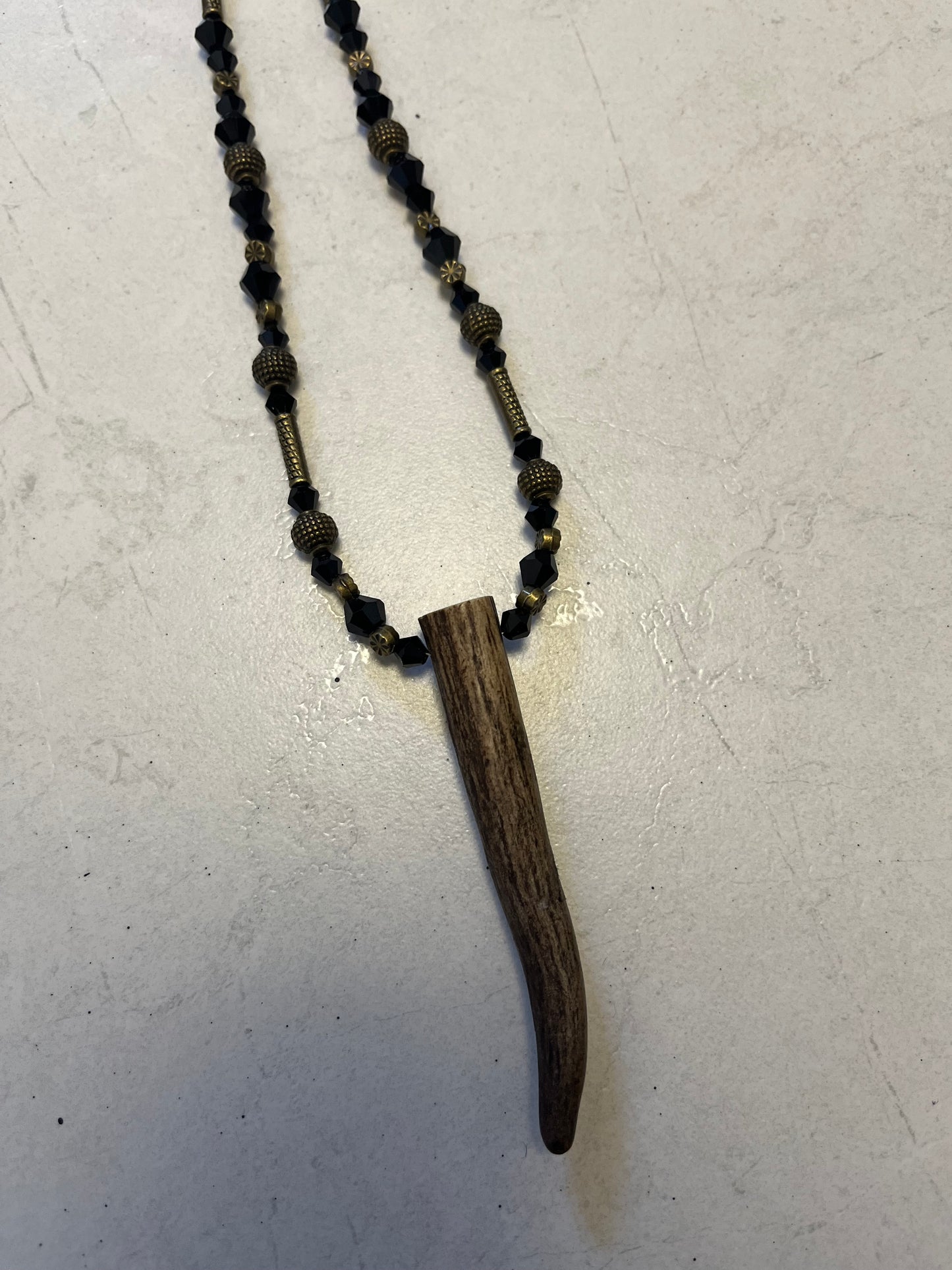Deer Antler Necklace #1