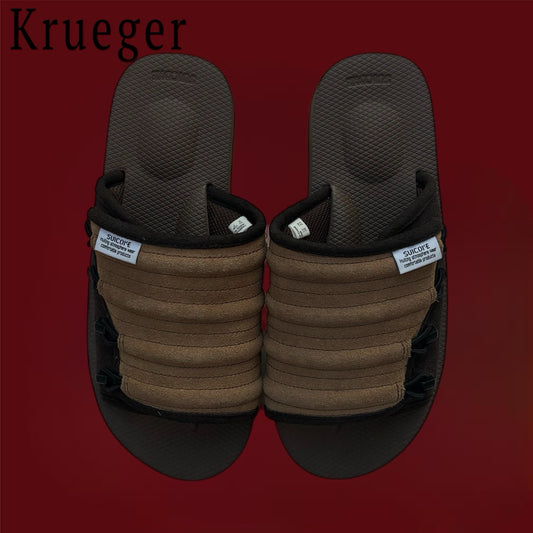 Suicoke Beige Slippers