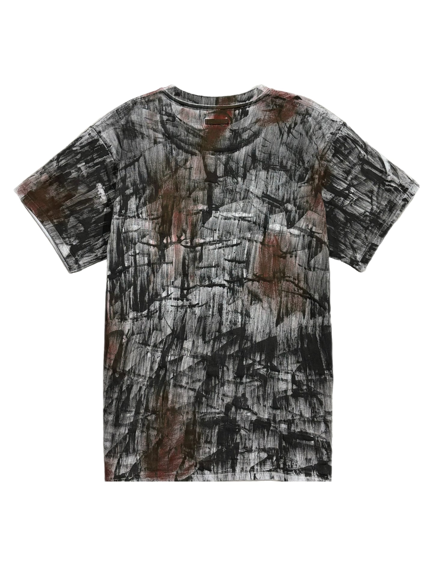 "N ART" Oversized Painted-Black(wRED) Tee