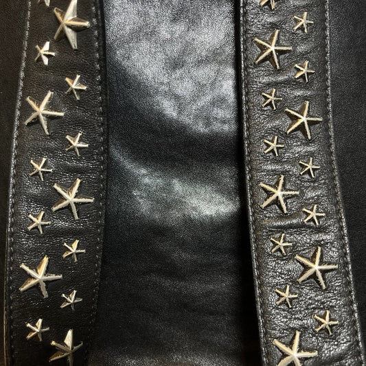 Jimmy Choo Fitzroy Leather Backpack