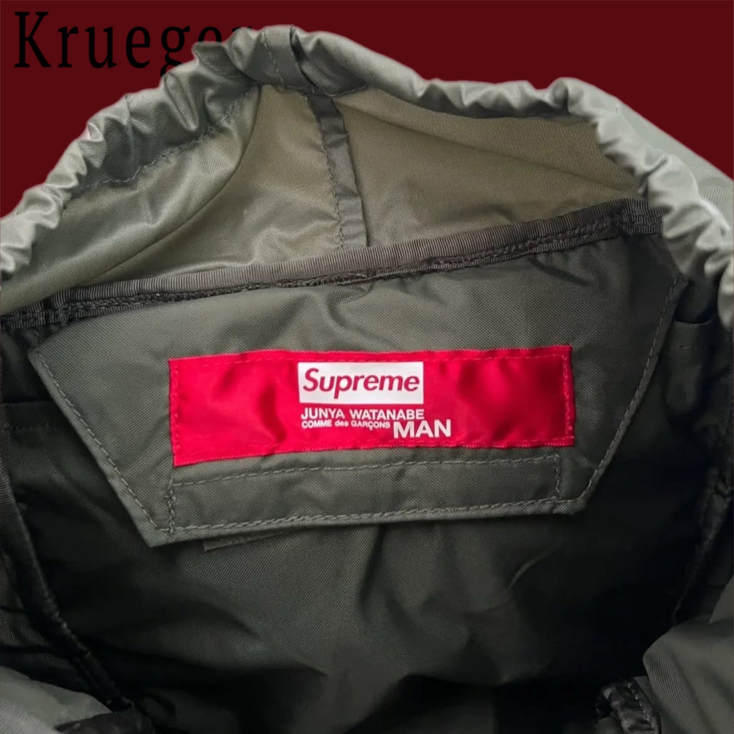 Supreme x Junya Watanabe Olive Backpack
