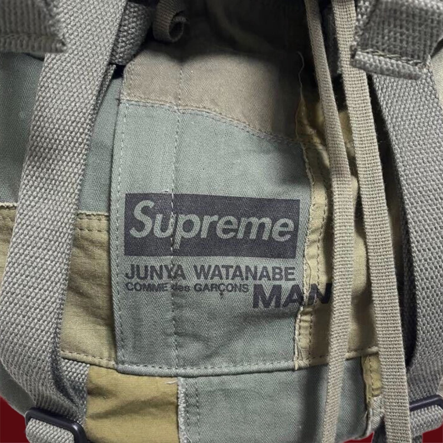 Supreme x Junya Watanabe Olive Backpack