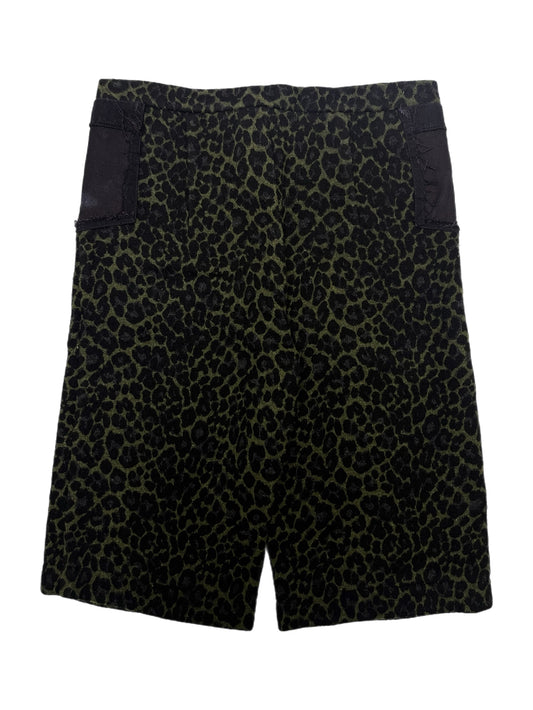 “Leo Swamp” Wool Shorts