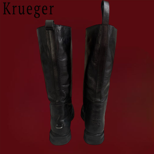 Rick Owens Runway Cyclops Leather Boots