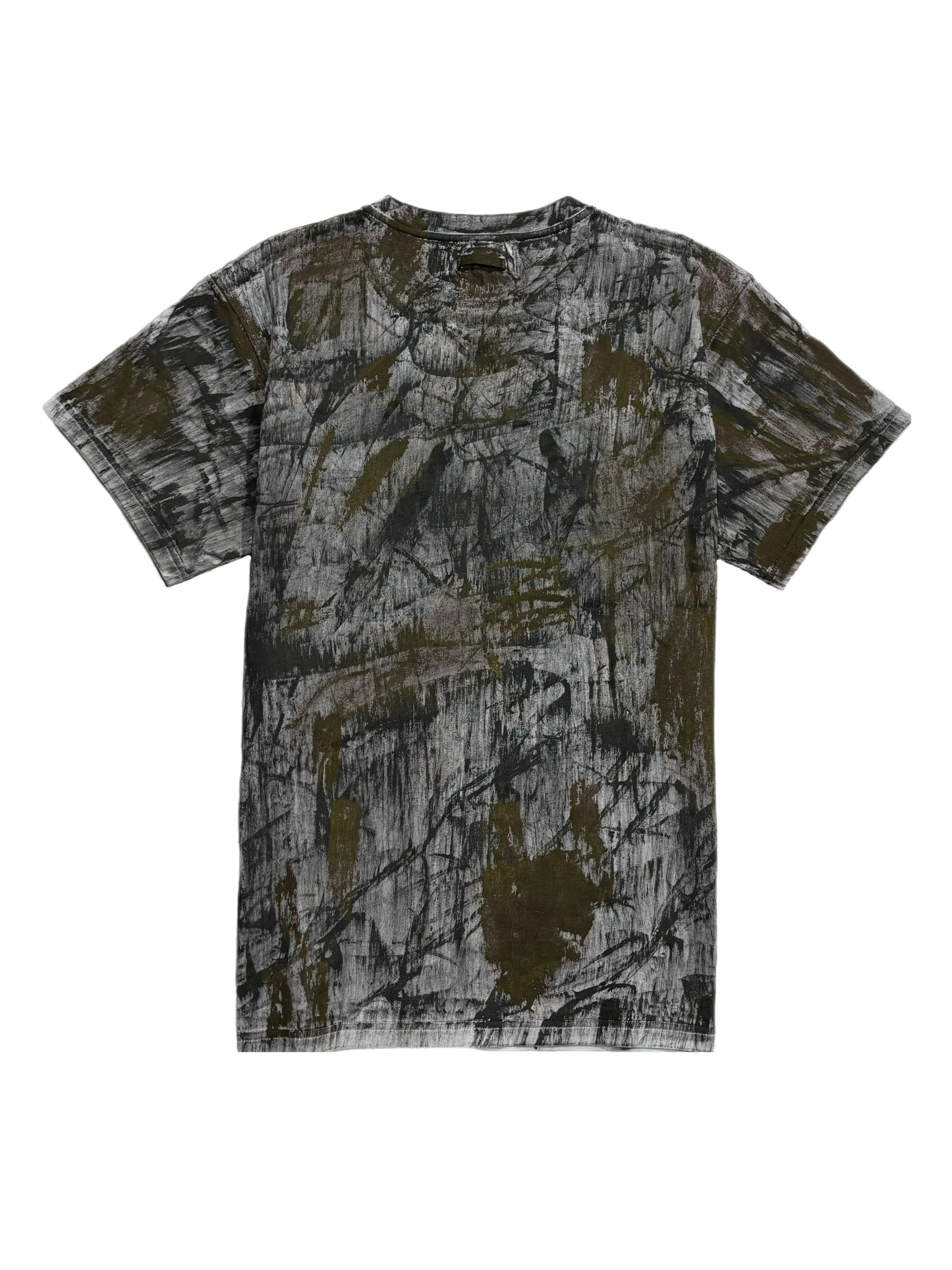 "N ART" Oversized Painted-Black(wPurple) Tee