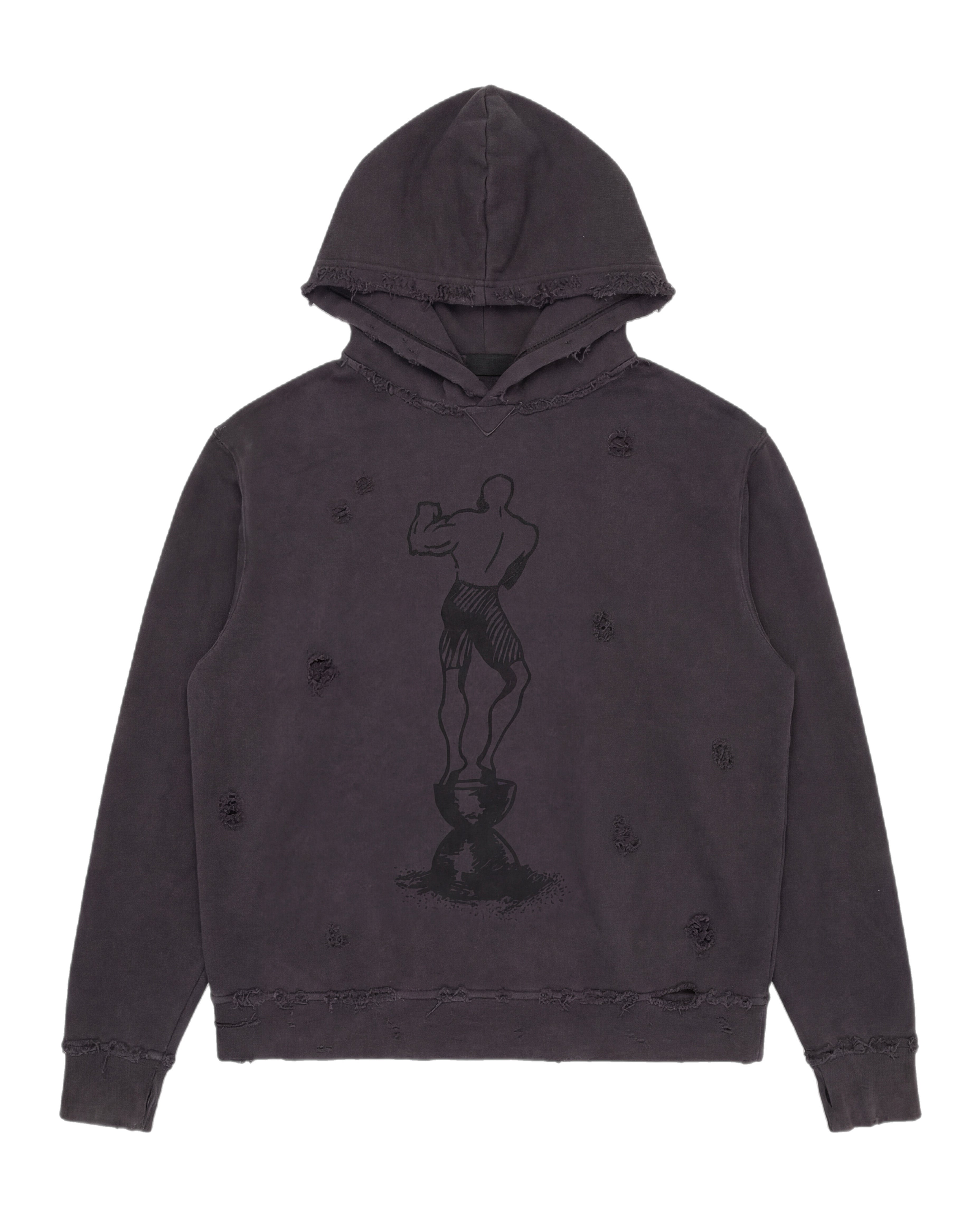 Rodney Stone” Grey Hoodie – Trippie Gluck
