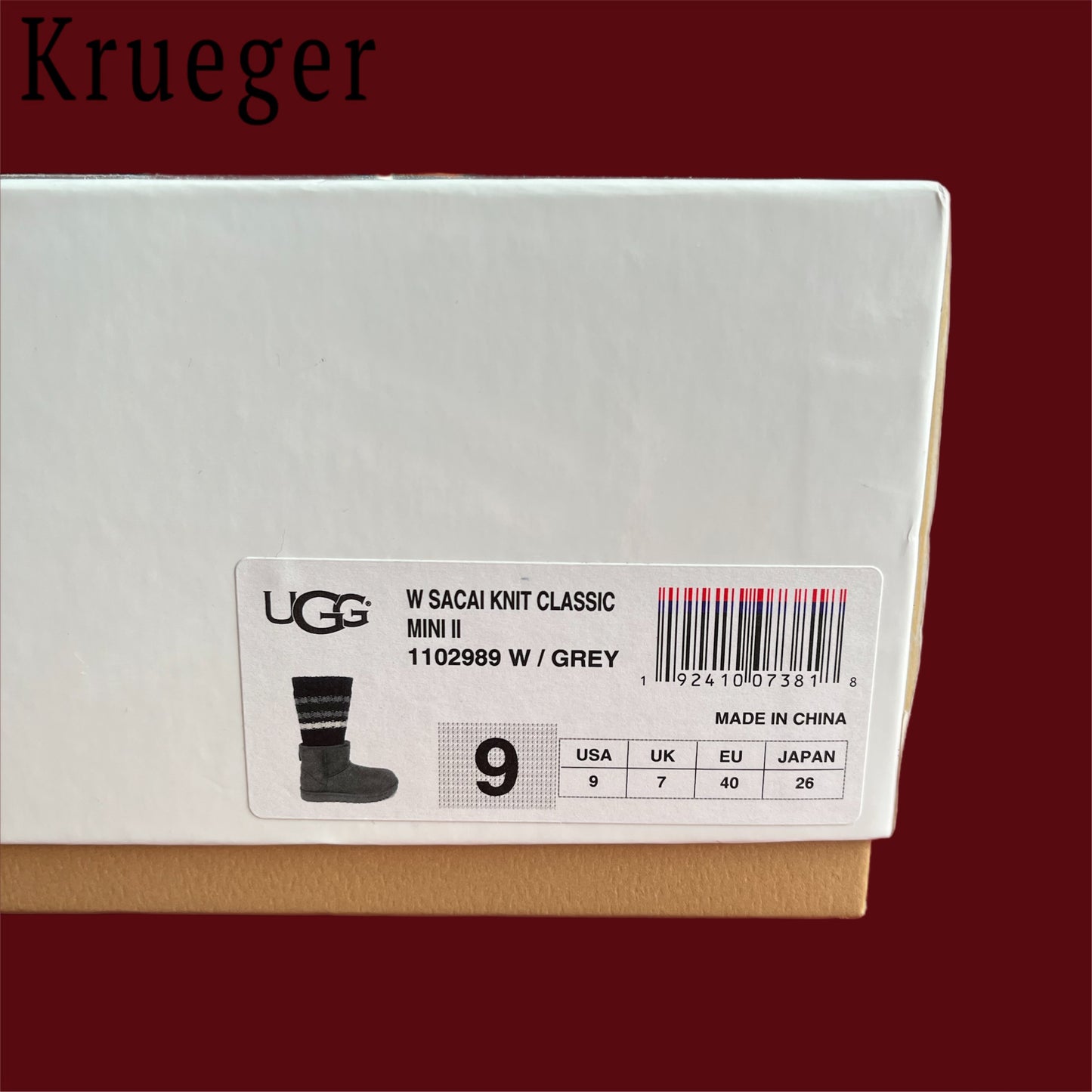 UGG x Sacai Knit Classic