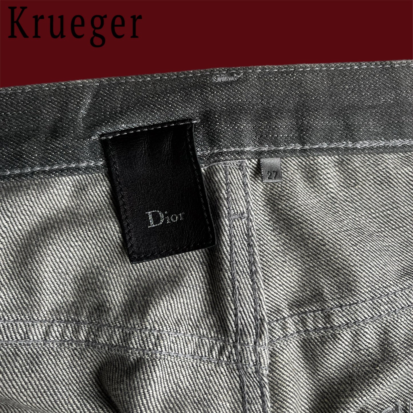Dior Homme 06 "Radioactive" Denim