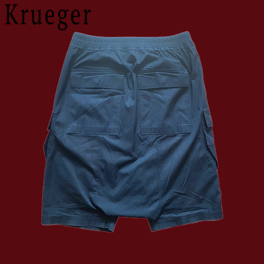 Rick Owens Cargo Pods Black Shorts