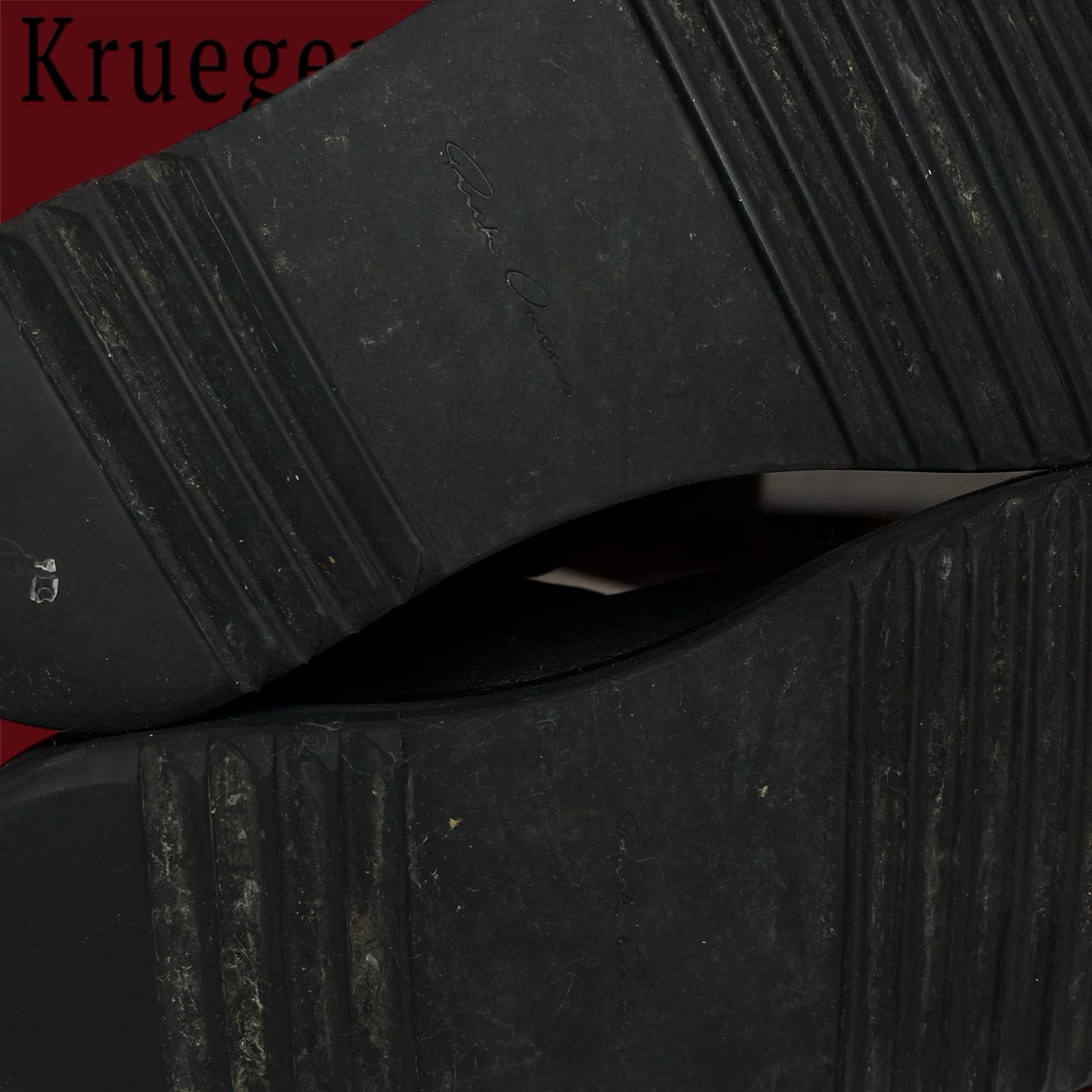 Rick Owens Leather Stocking FW15 Shoes
