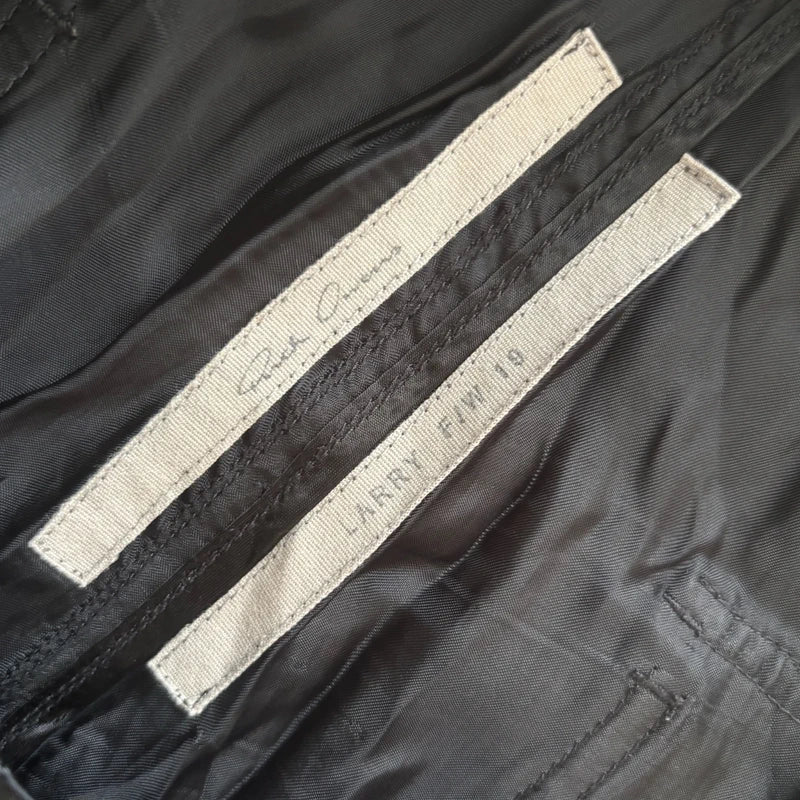 Rick Owens Drawstring Sarouel Cropped Pants