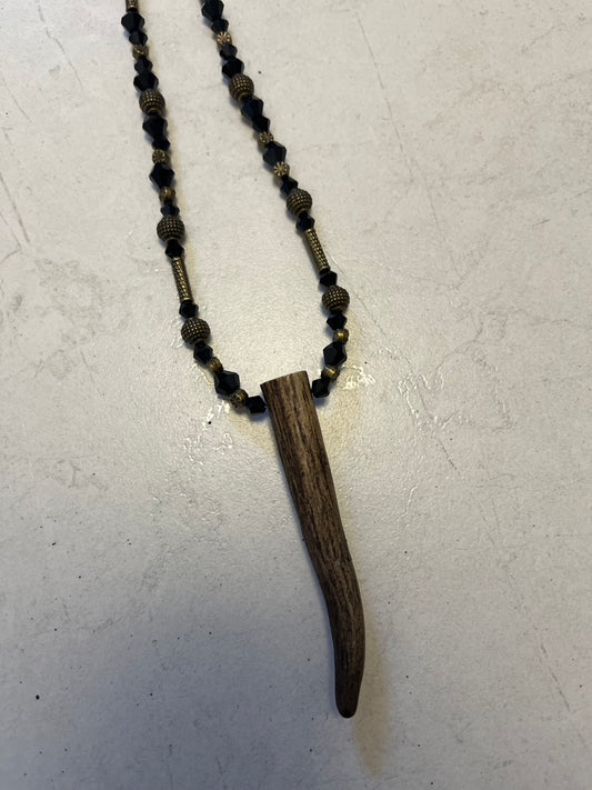 Deer Antler Necklace #1