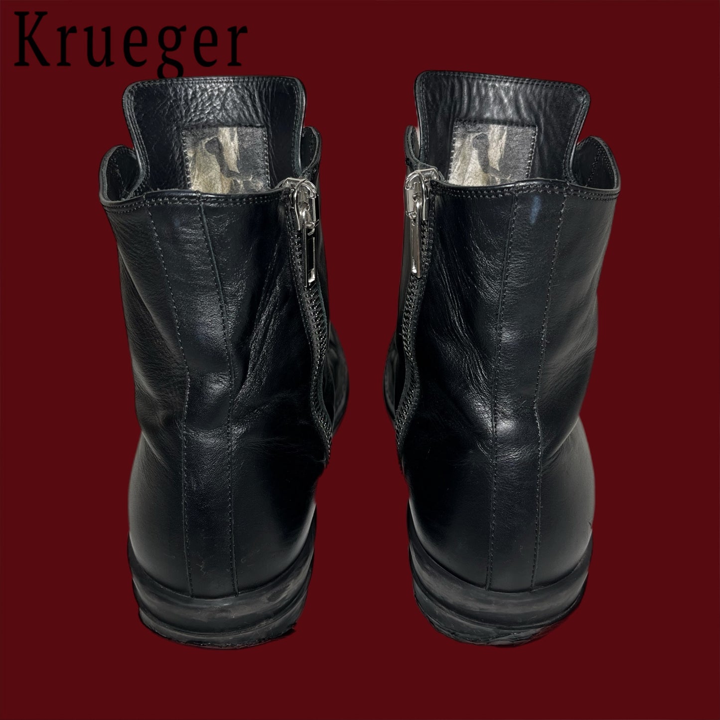 Rick Owens Leather Ramones Mainline