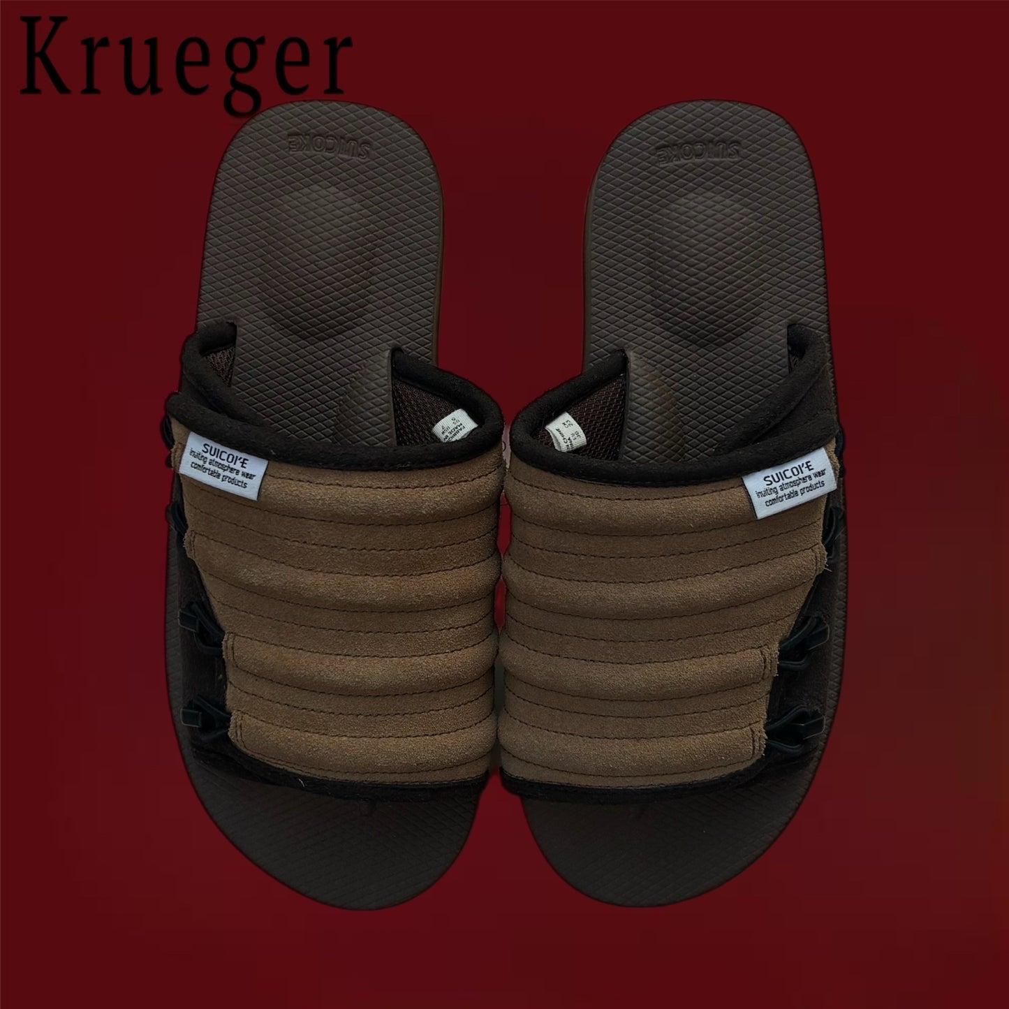 Suicoke Beige Slippers