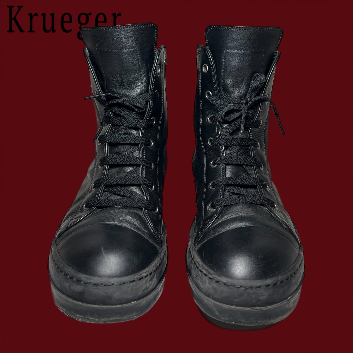 Rick Owens Leather Ramones Mainline