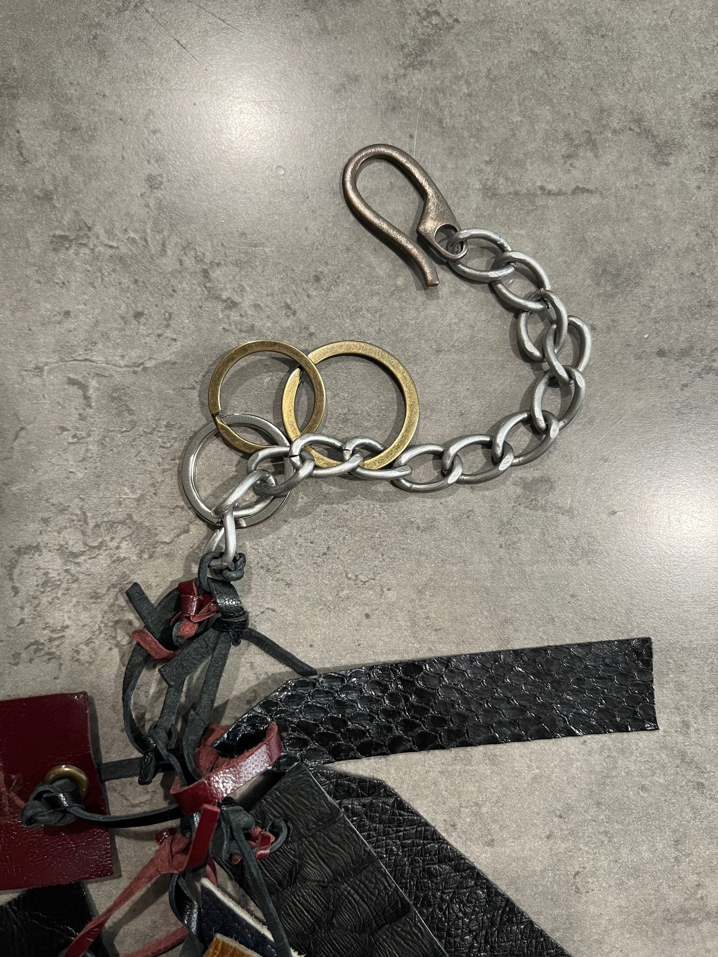 Leather Keychain