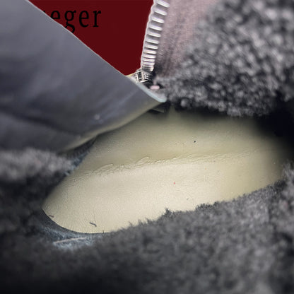 Rick Owens Mega Bozo Shearling Sneakers