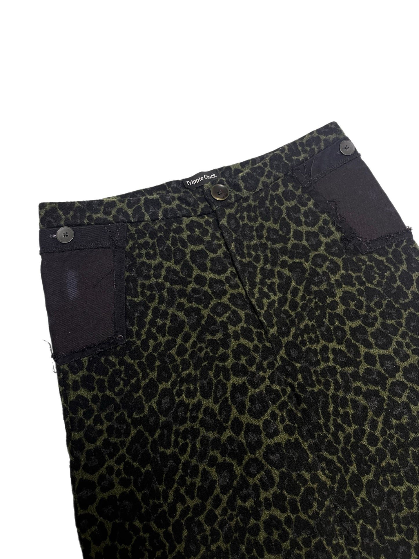 “Leo Swamp” Wool Shorts