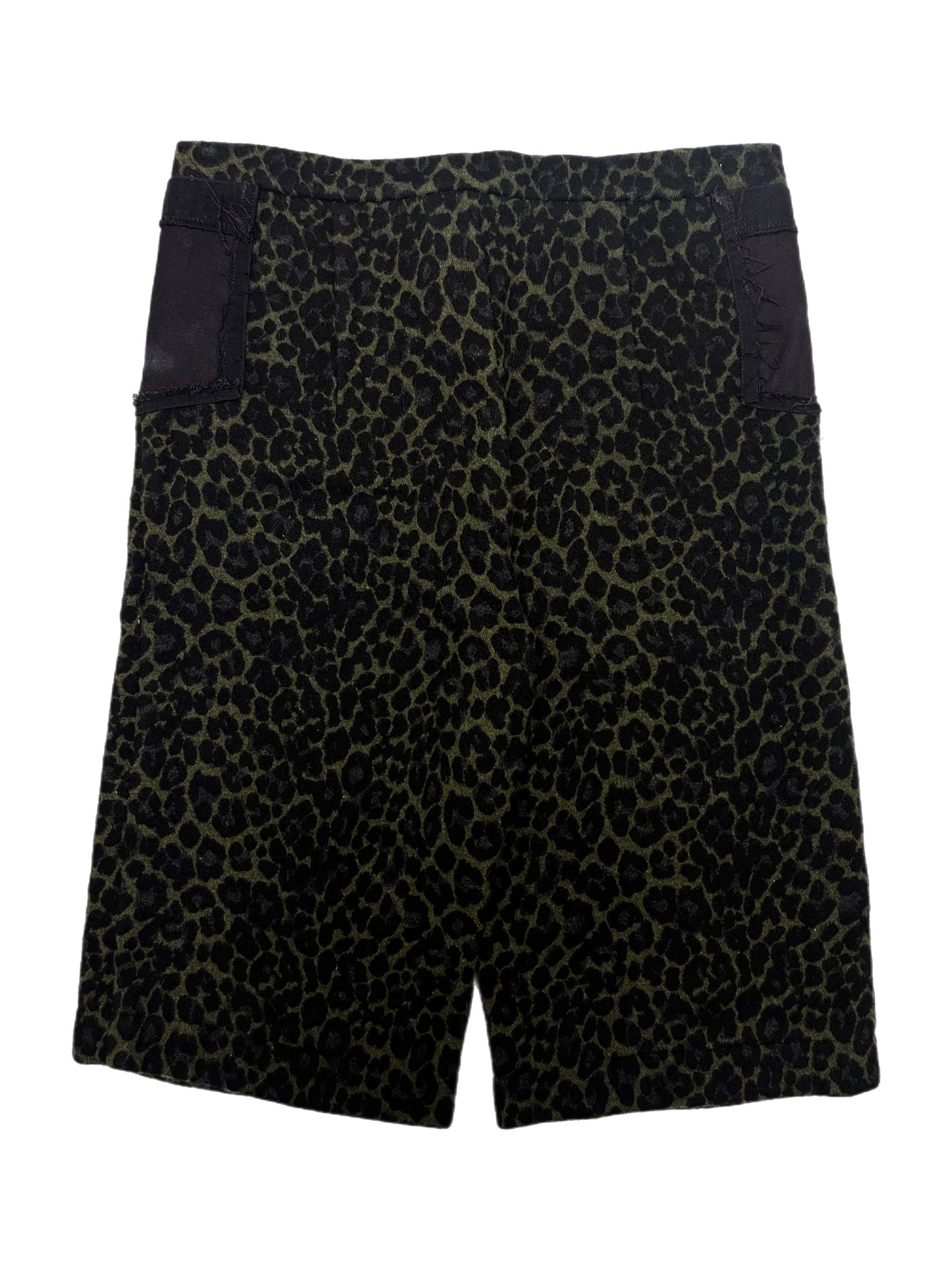 “Leo Swamp” Wool Shorts