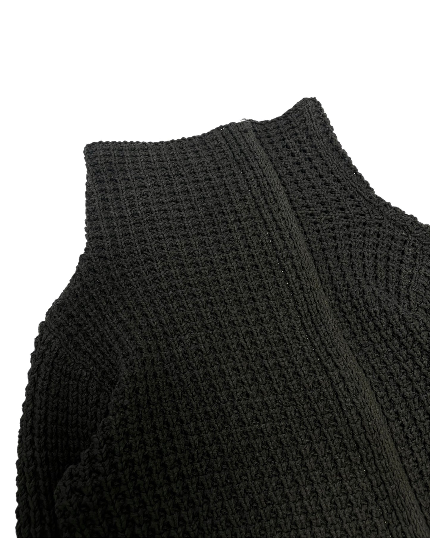 Heavy Hand-Knitted Washed Sweater