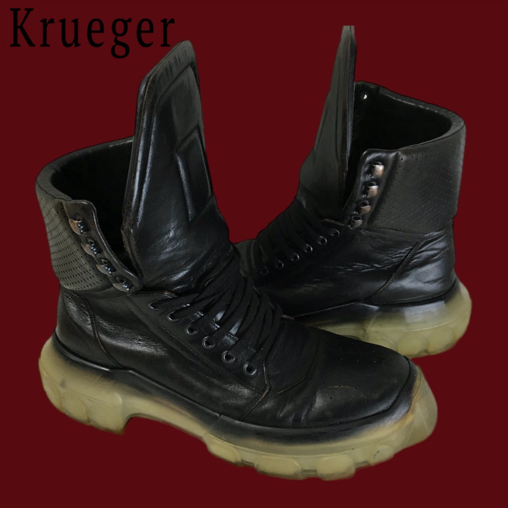 Rick Owens Tractor Dunk Boots 2018