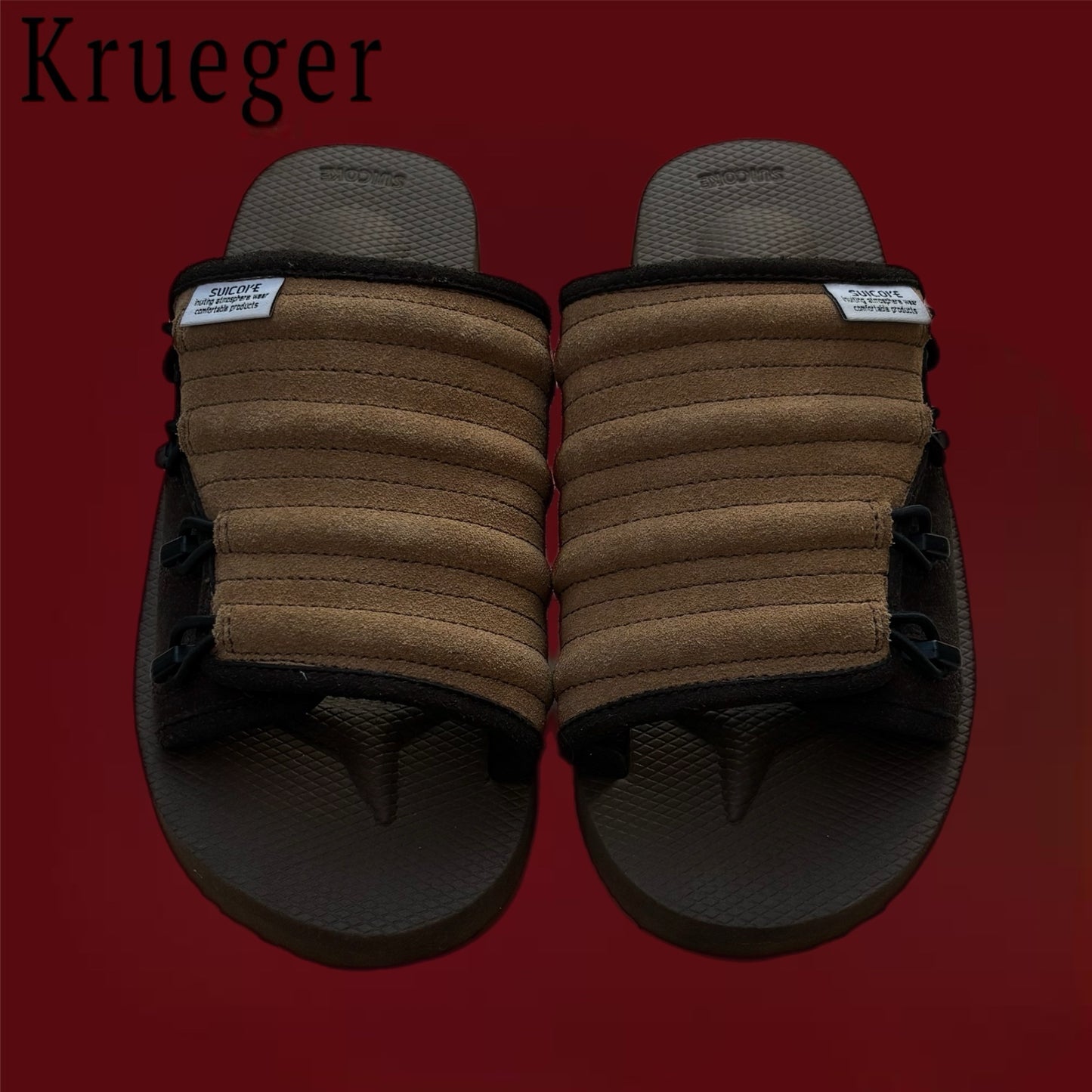 Suicoke Beige Slippers