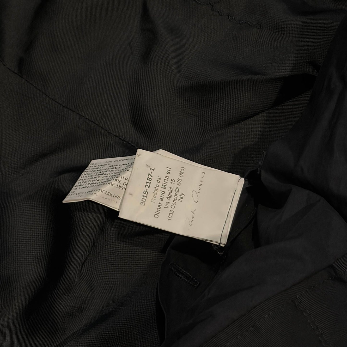 Rick Owens Mainline Long Jacket