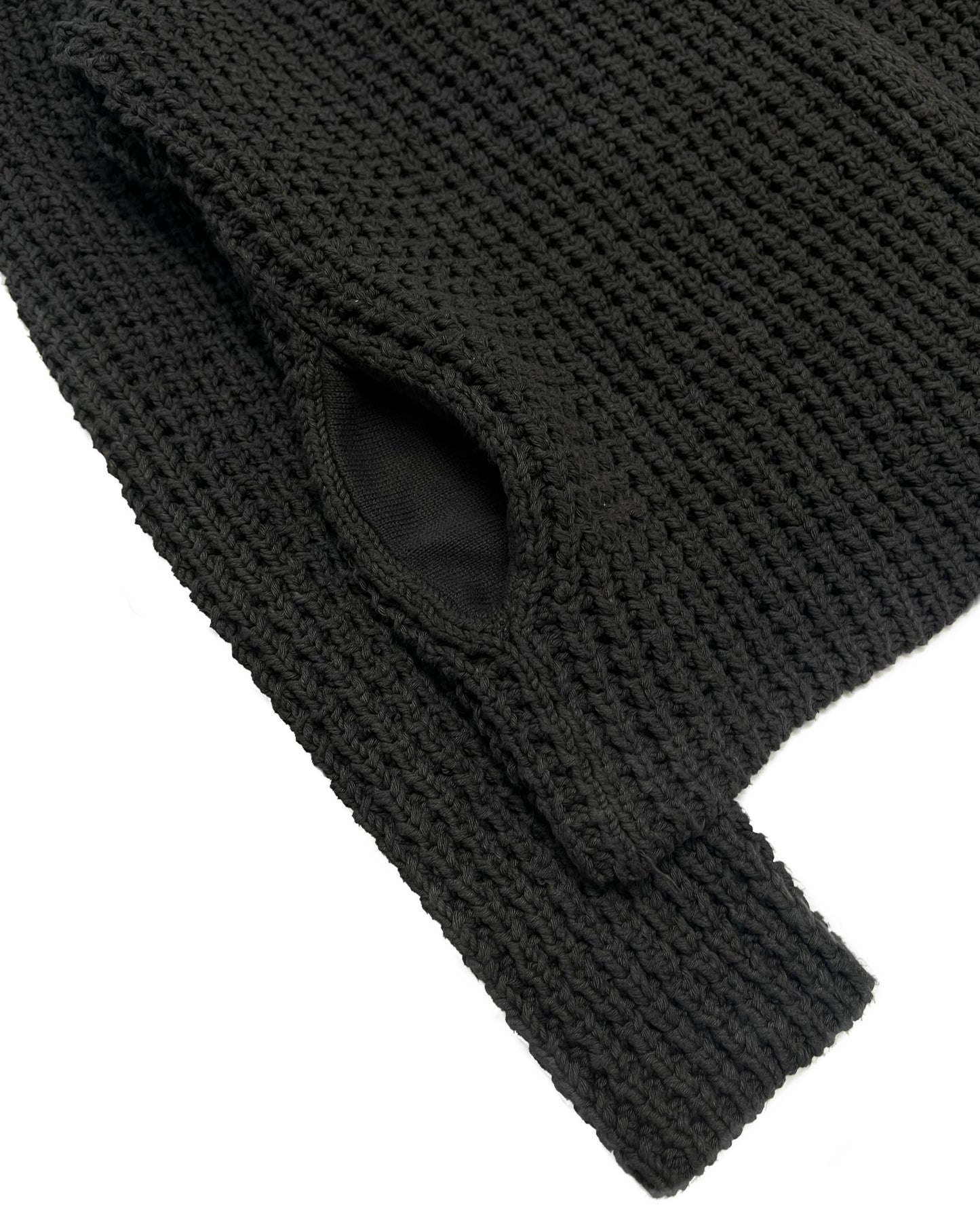 Heavy Hand-Knitted Washed Sweater