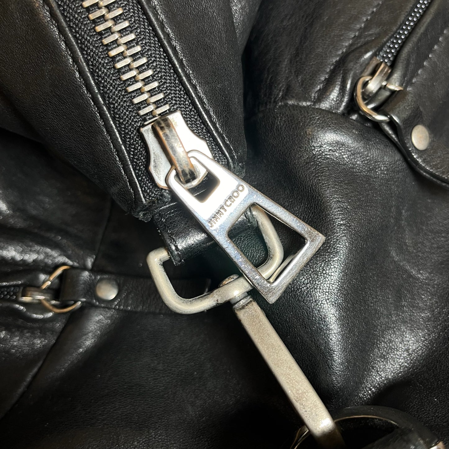 Jimmy Choo Fitzroy Leather Backpack