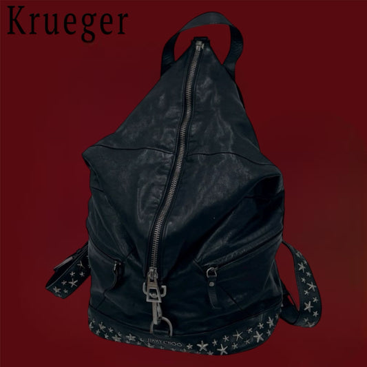 Jimmy Choo Fitzroy Leather Backpack