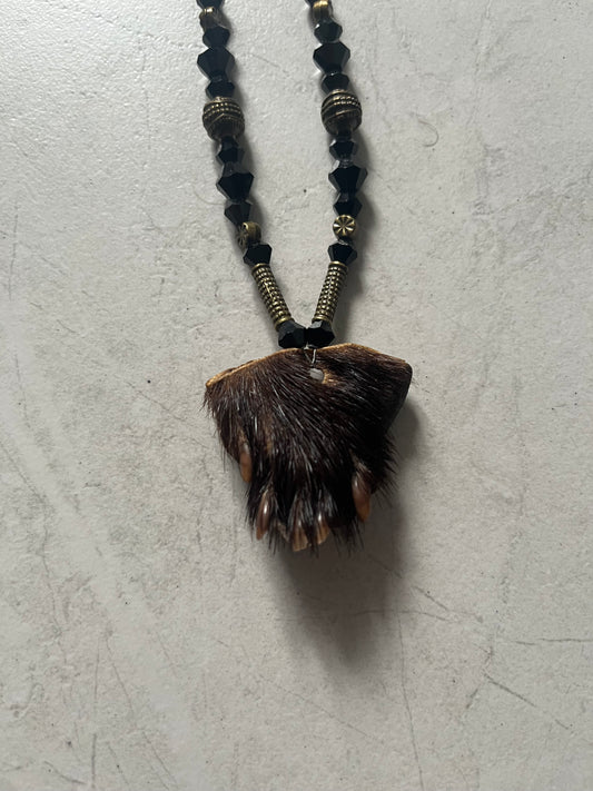 Badger Paw Necklace #2