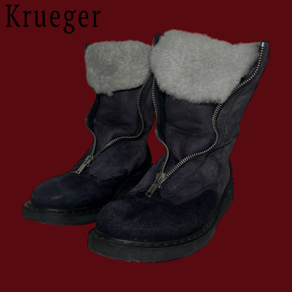 Rick Owens FW11 Zipped Shearling
Mohawk Boots