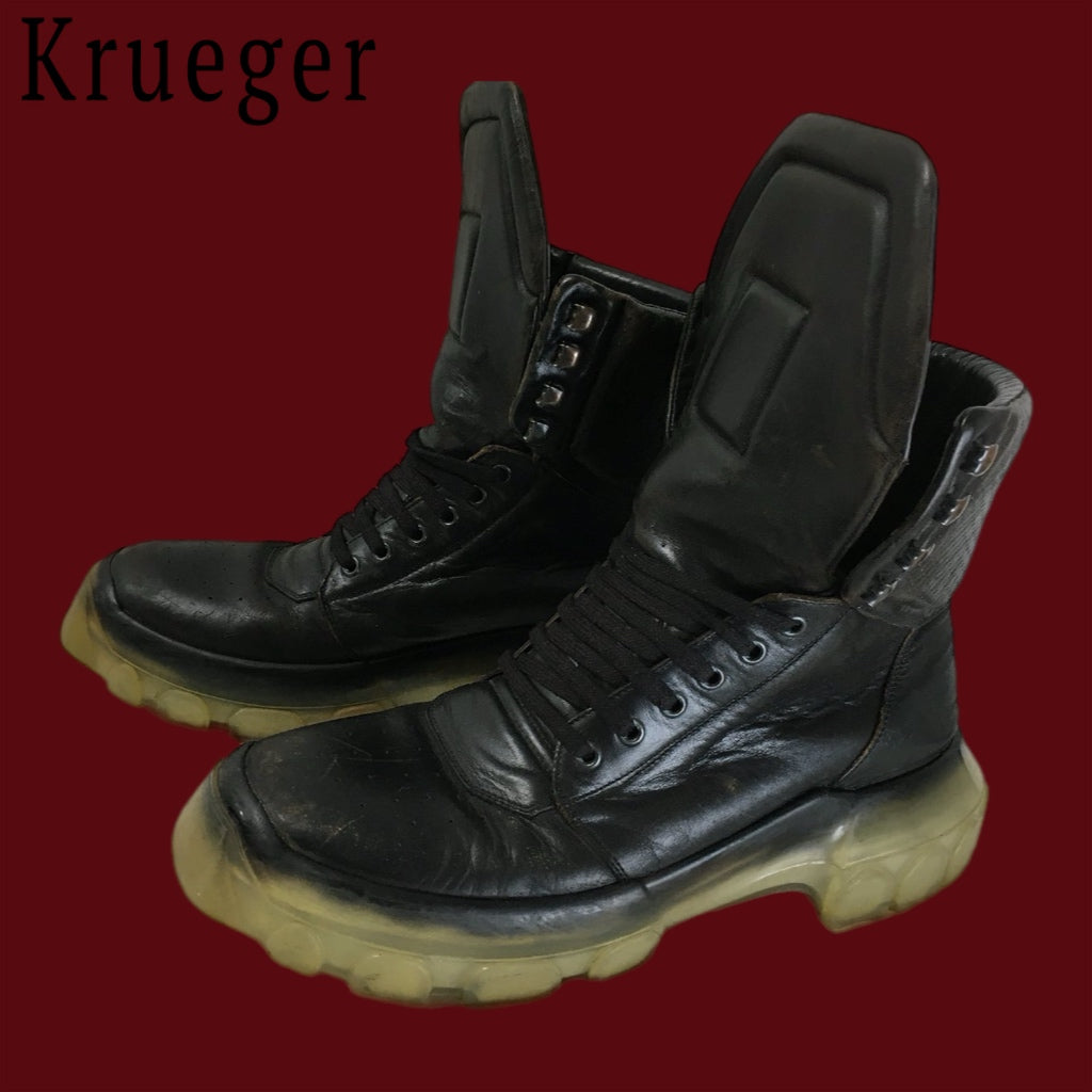 Rick Owens Tractor Dunk Boots 2018