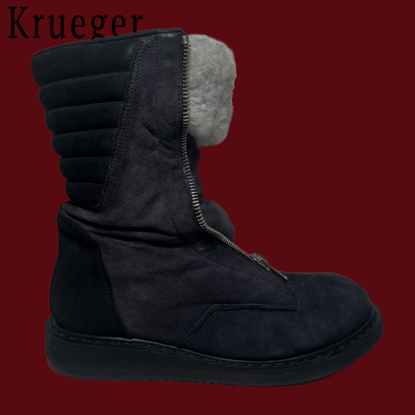 Rick Owens FW11 Zipped Shearling
Mohawk Boots