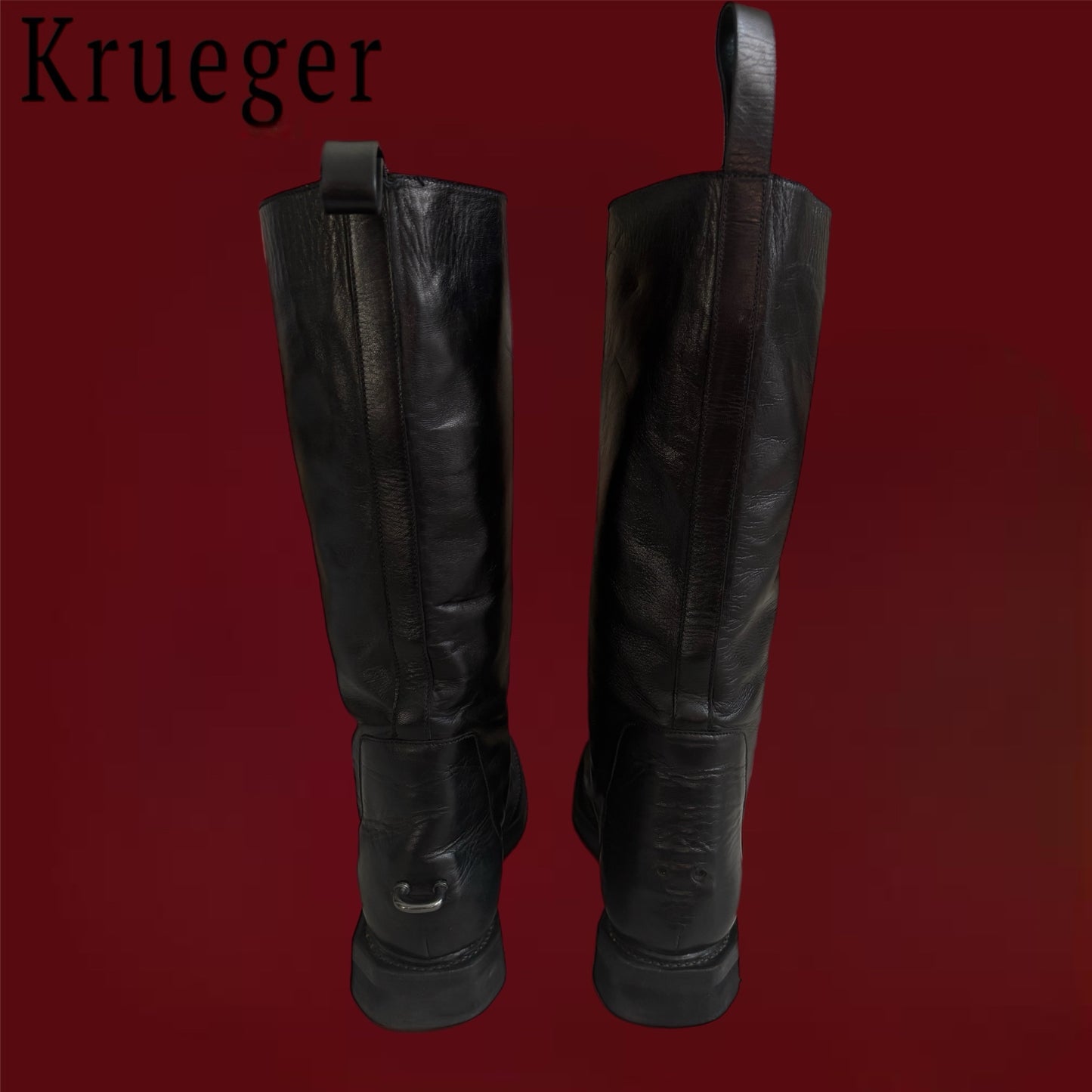 Rick Owens Runway Cyclops Leather Boots
