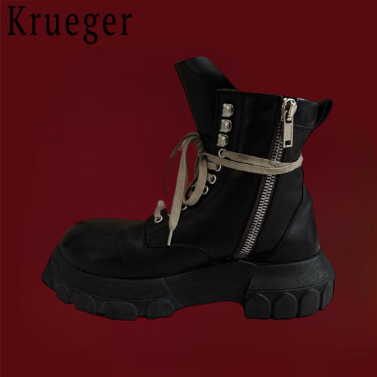Rick Owens Army Bozo Tractor Boots