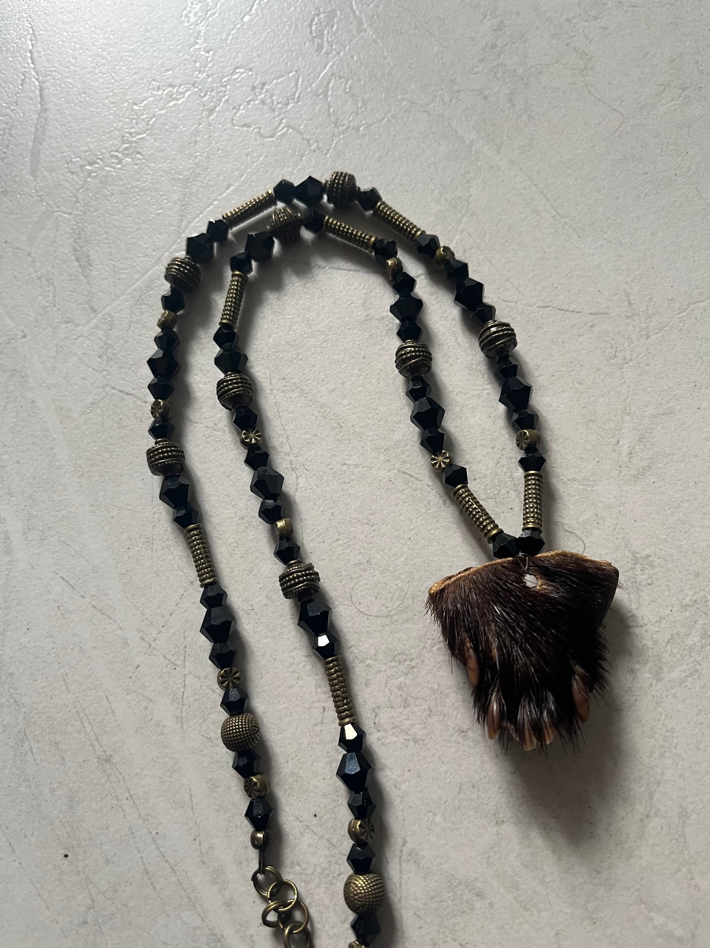Badger Paw Necklace #2