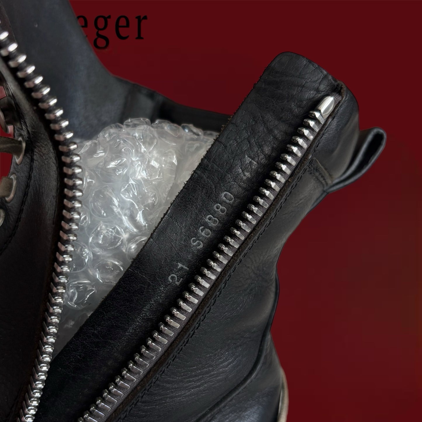 Rick Owens Army Bozo Tractor Boots