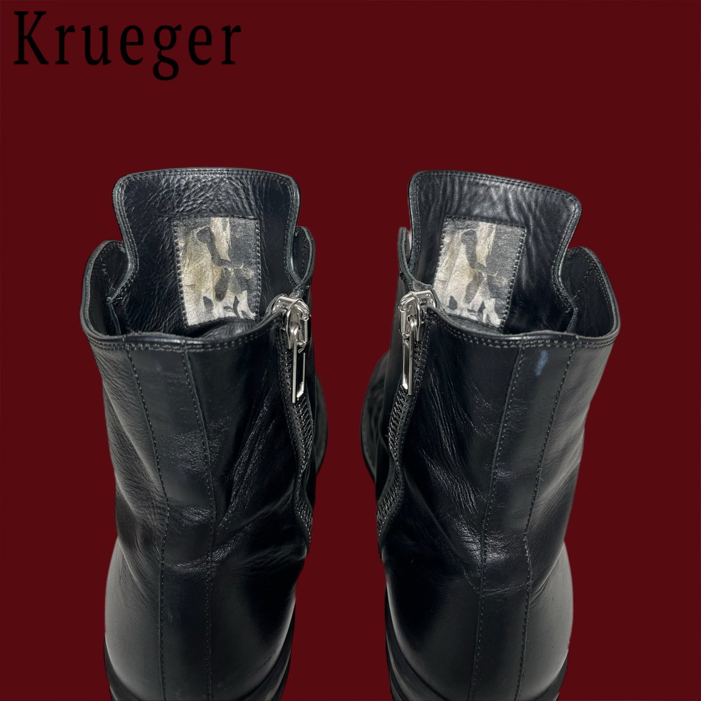 Rick Owens Leather Ramones Mainline