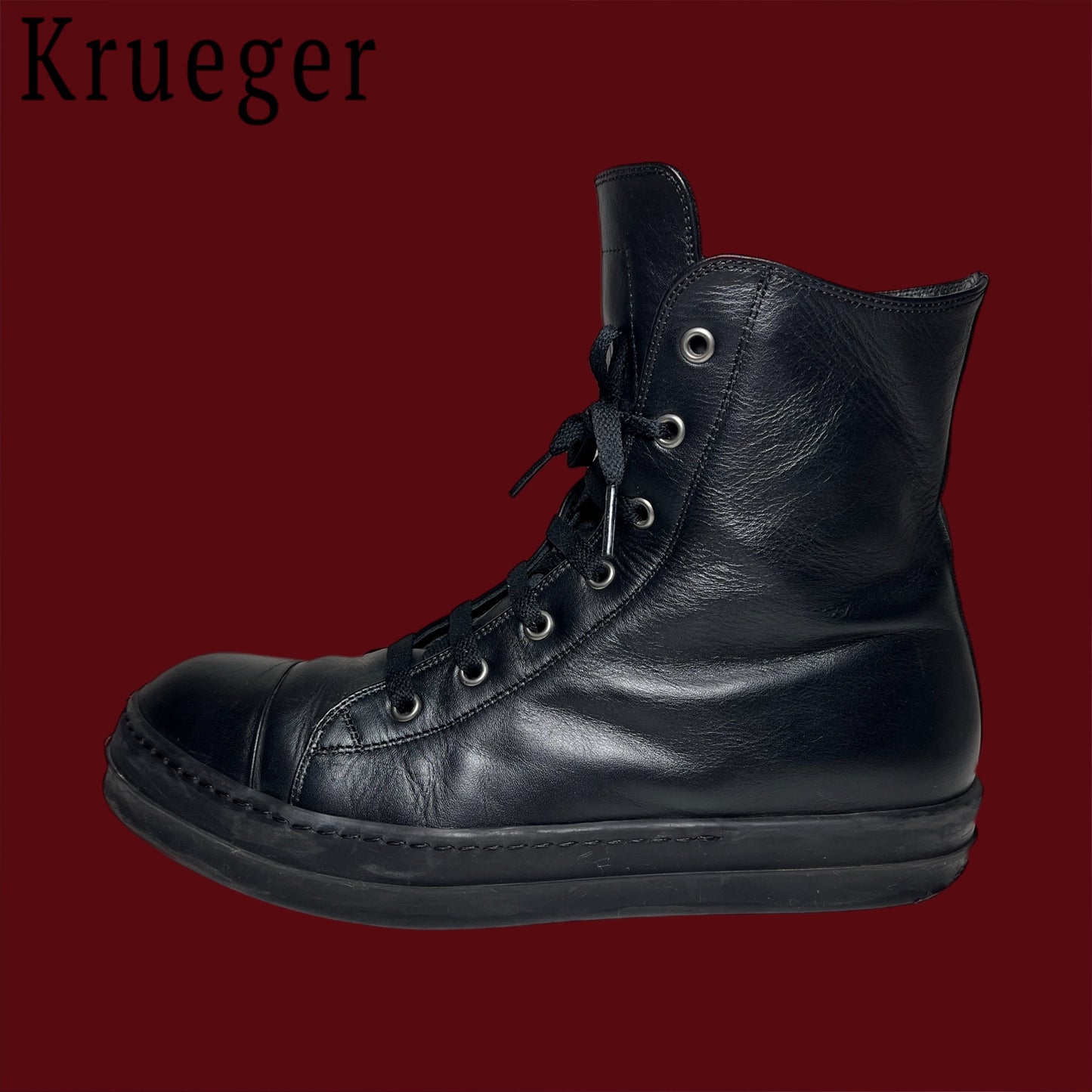 Rick Owens Leather Ramones Mainline