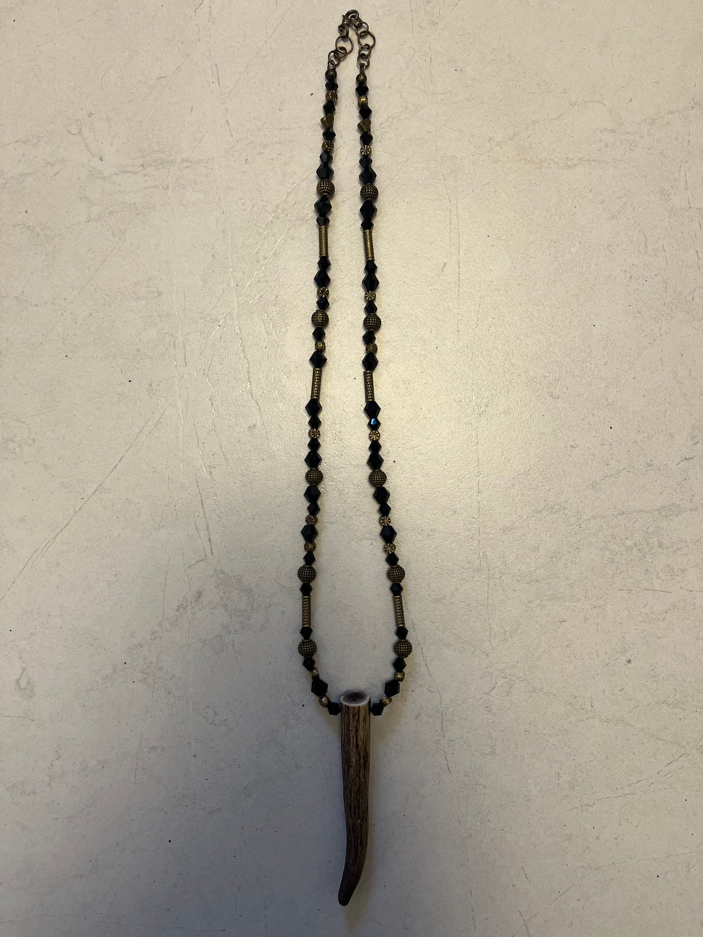 Deer Antler Necklace #1