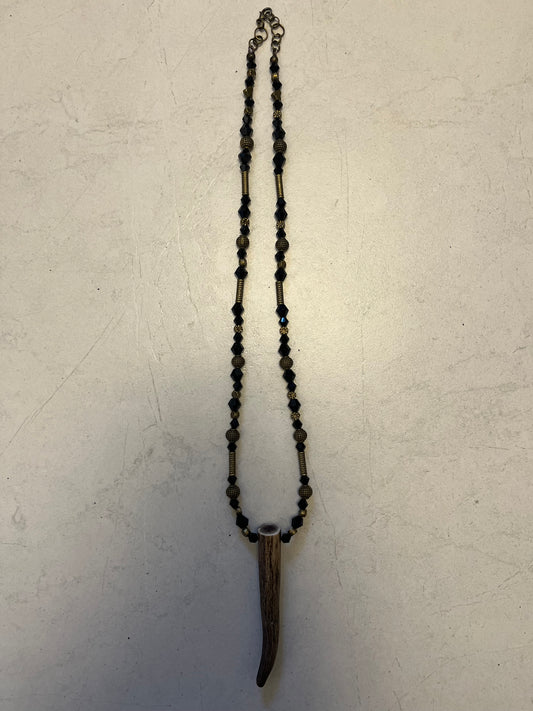 Deer Antler Necklace #1