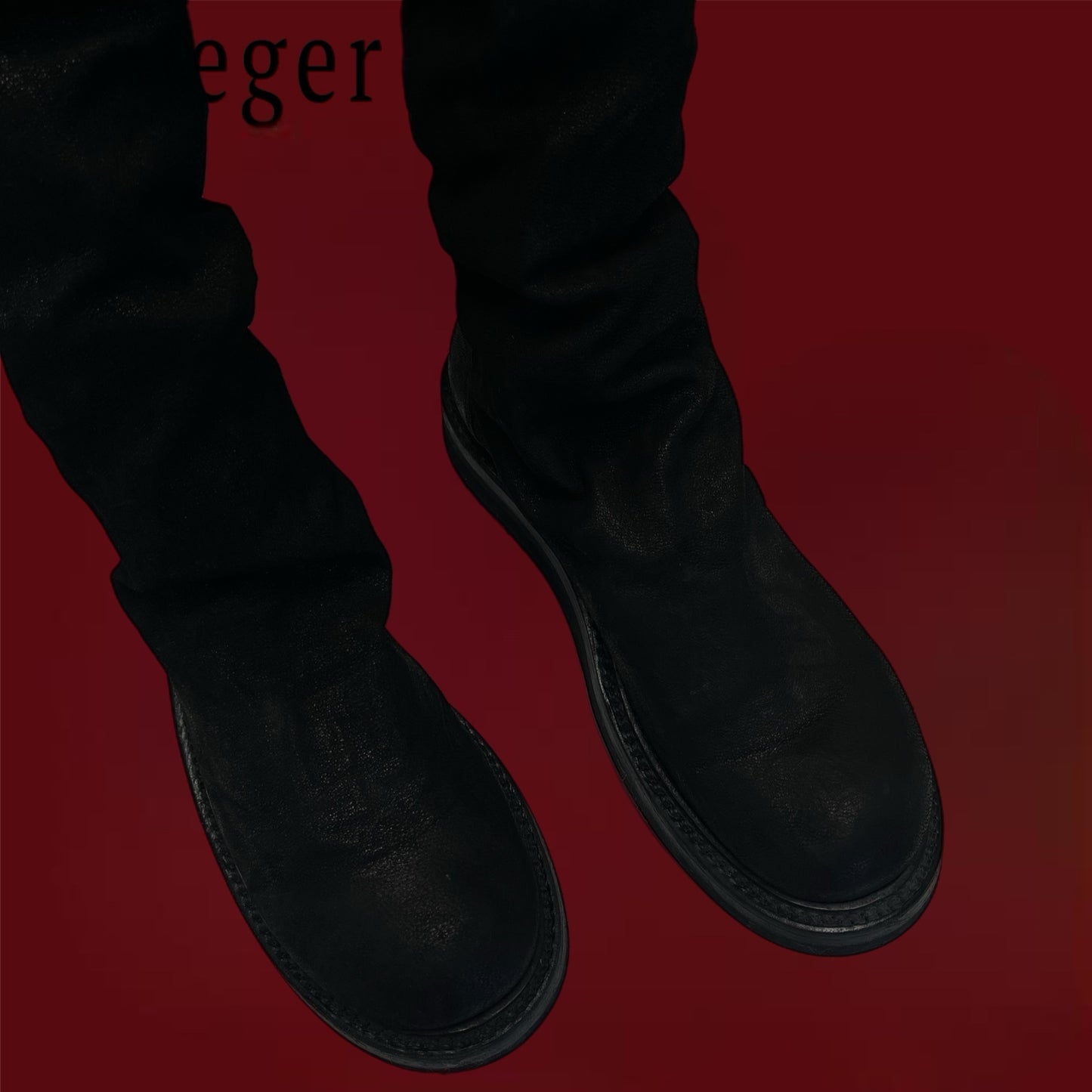 Rick Owens Leather Stocking FW15 Shoes