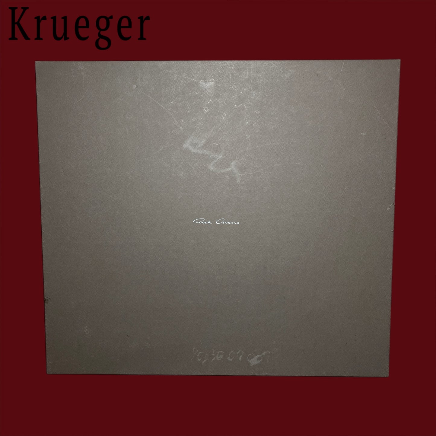 Rick Owens Leather Ramones Mainline