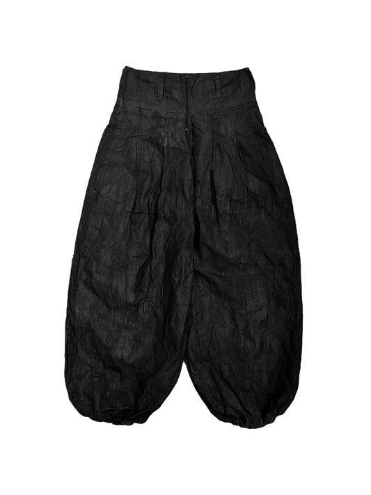 Shiny Linen Balloon Pants