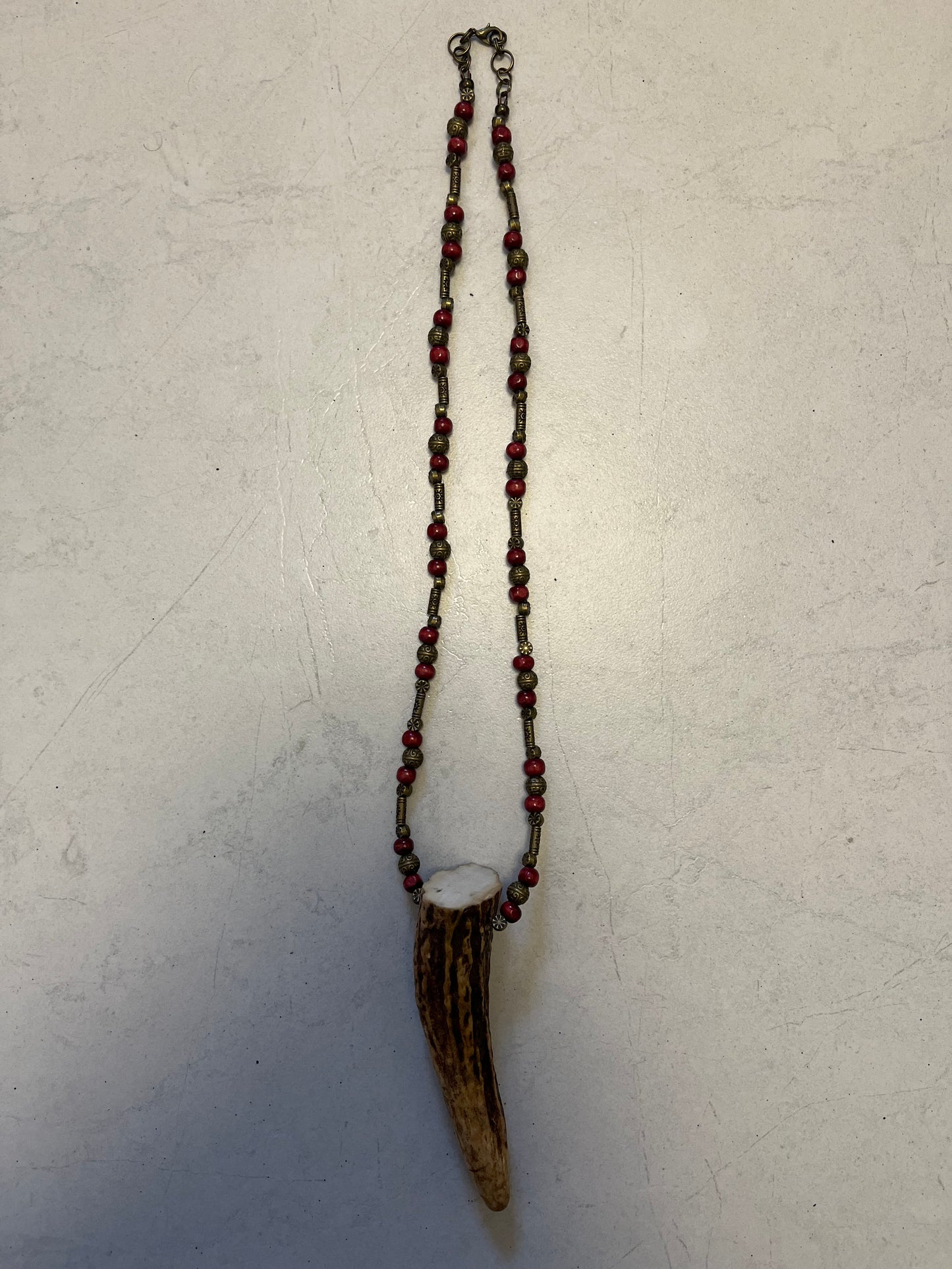 Deer Antler Necklace #4