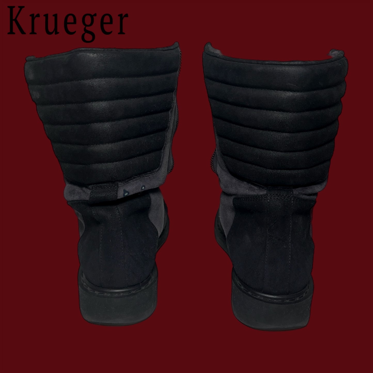 Rick Owens FW11 Zipped Shearling
Mohawk Boots