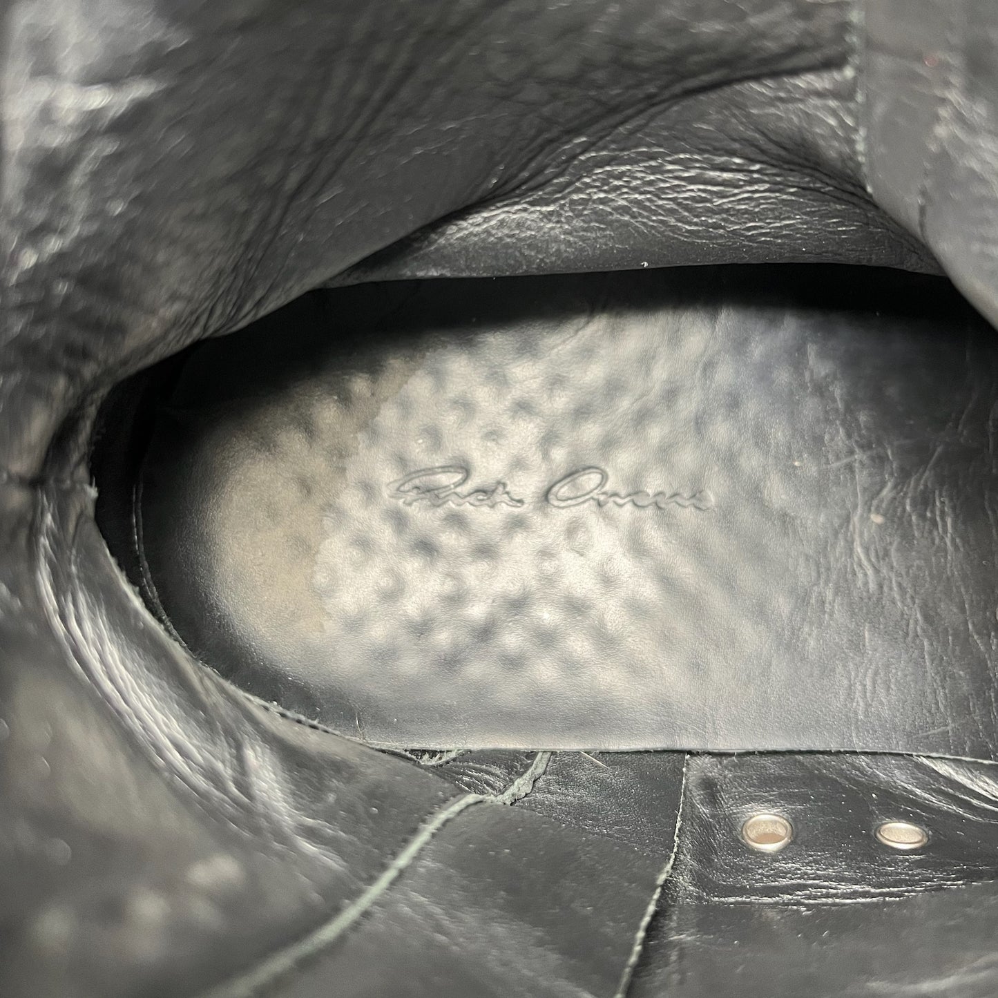 Rick Owens Leather Ramones Mainline