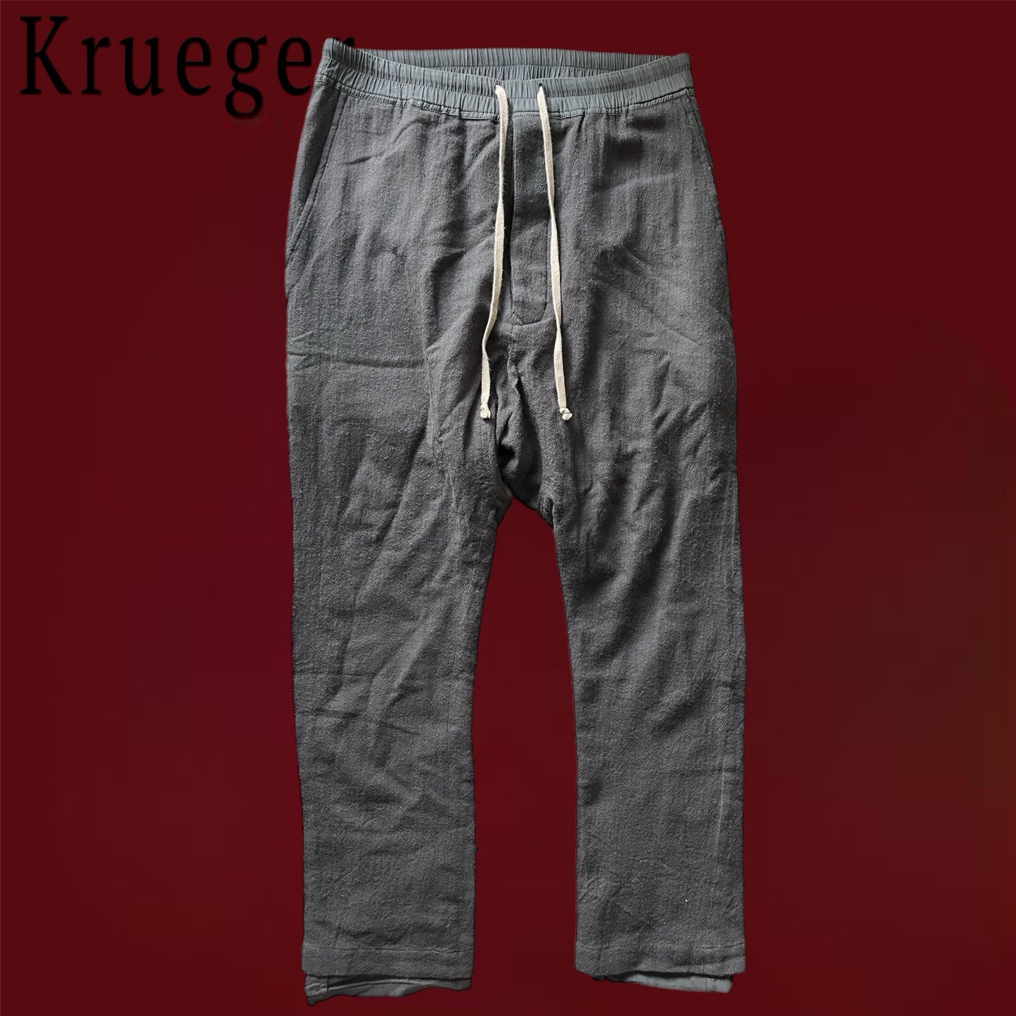 Rick Owens Drawstring Two Layers Pants